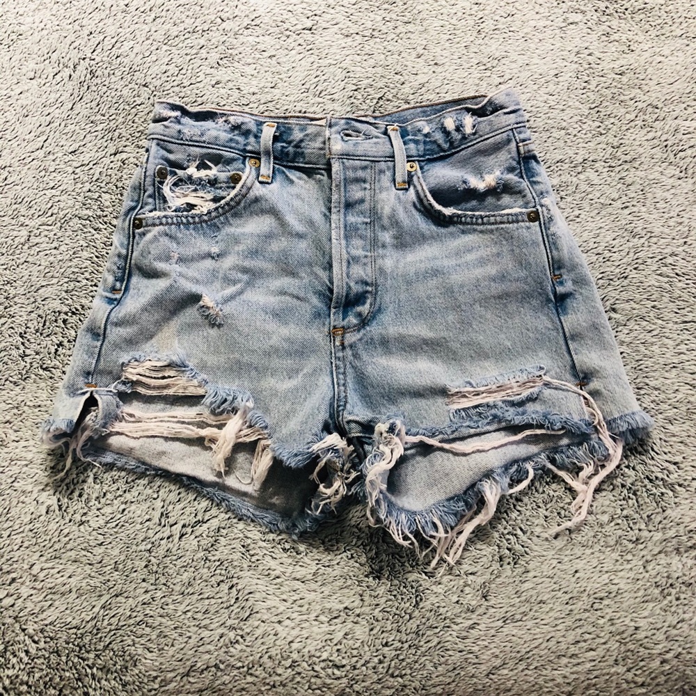 Agolde denim shorts